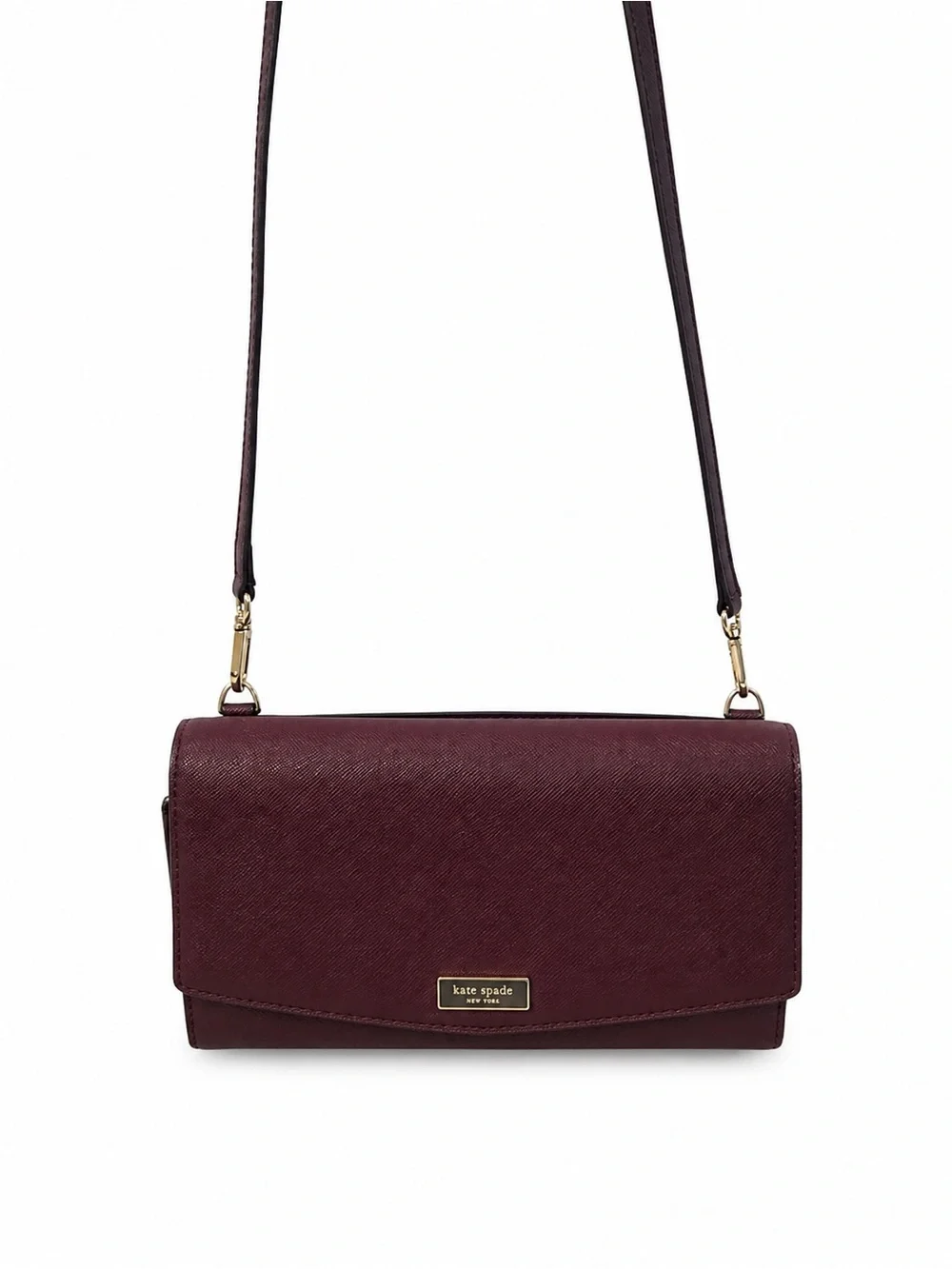 kate spade Plum Crossbody Wallet